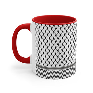 kufiya Accent Coffee Mug, 11oz