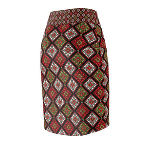 Tatreez Women's Pencil Skirt (AOP)