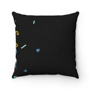 Disintegrating Geometry - Spun Polyester Square Pillow
